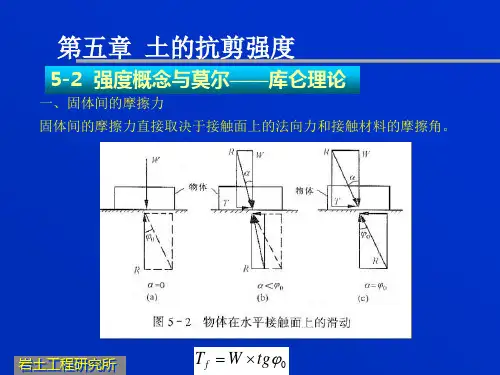 土力学课件第五章土的抗剪强度