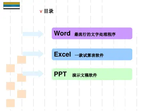 办公软件基础教程培训PPT课件