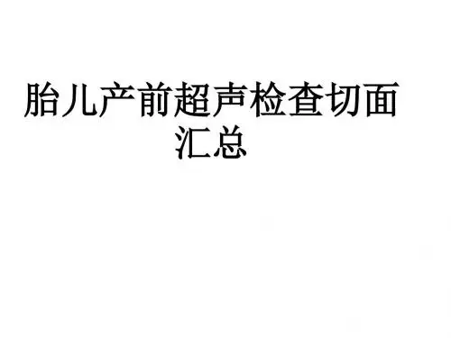 产科检查常规切面ppt课件
