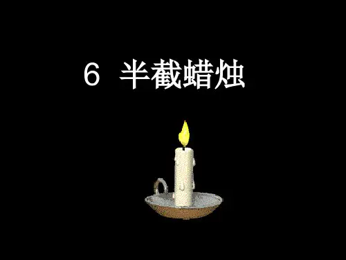 半截蜡烛PPT课件