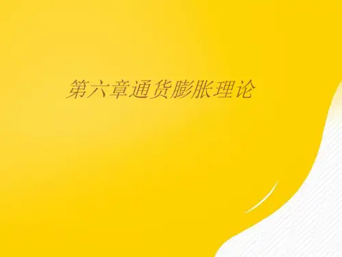 通货膨胀理论优秀PPT文档