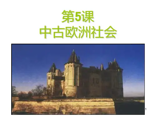 九年级历史上册中古欧洲社会 (1)精品PPT课件