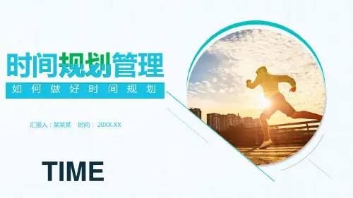如何做好时间规划职场时间规划管理培训图文PPT课件模板