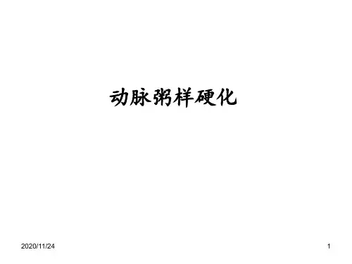 动脉粥样硬化 ppt课件