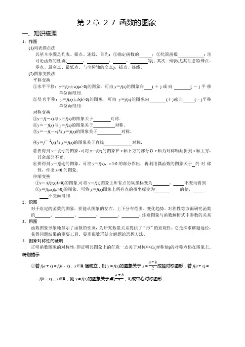 第2章 2-7 函数的图象