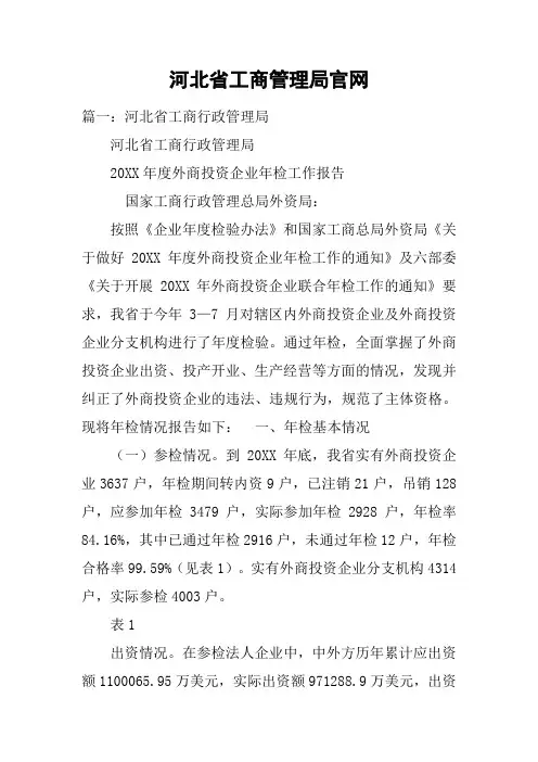 河北省工商管理局官网