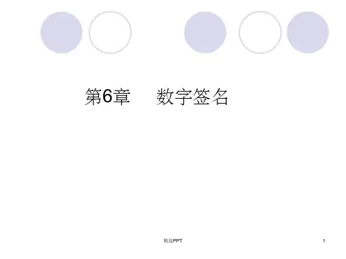 《数字签名》PPT课件