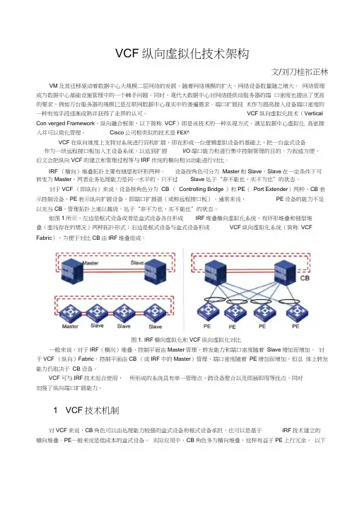 H3CVCF纵向虚拟化技术架构