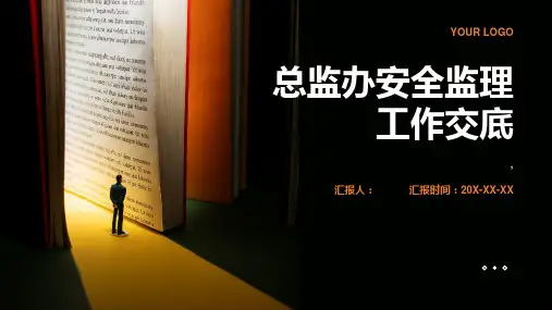 总监办安全监理工作交底