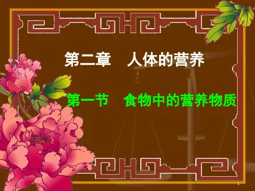 【精品】六年级上册科学课件-2.1 食物中的营养｜湘教版 (共17张PPT) (1)