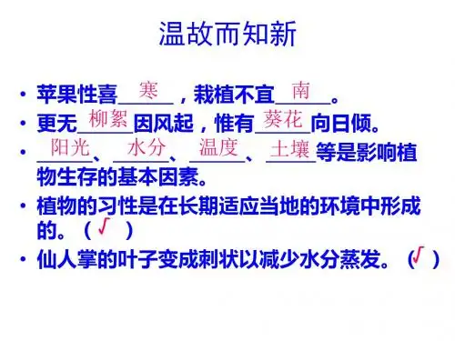 六年级科学上册1.2从南橘北枳说起课件4湘教版