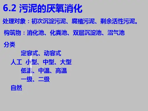 第六章厌氧生物处理