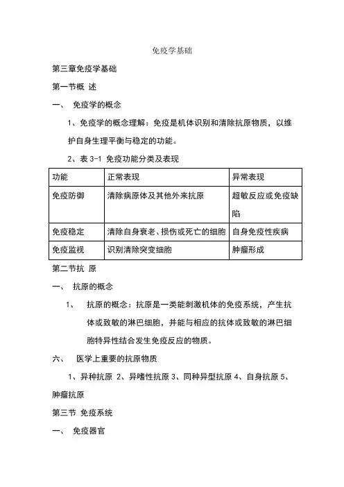 病原生物与免疫学基础复习题