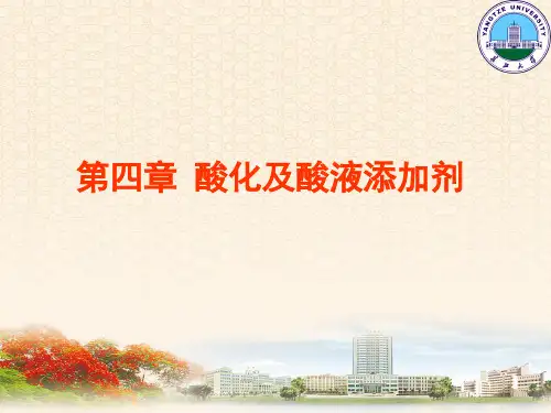 油田化学第四章酸化