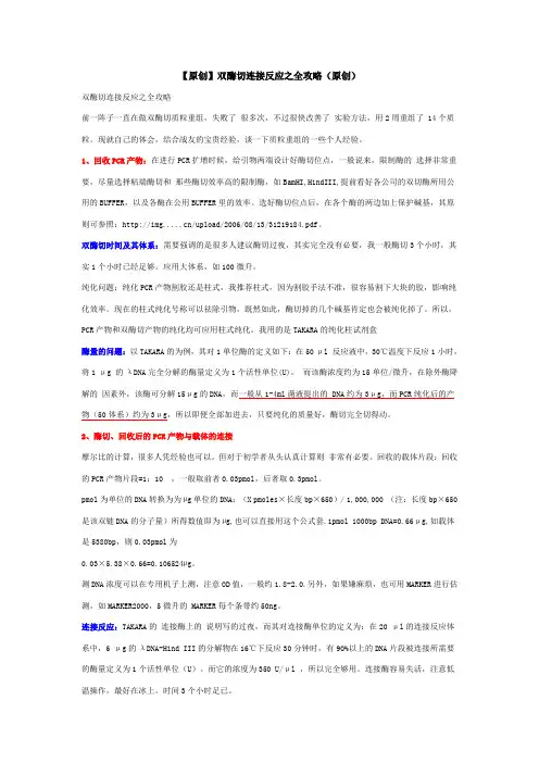 双酶切