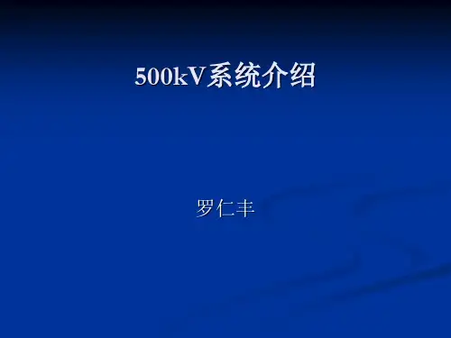 500kV系统介绍