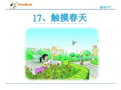 第十七课  触摸春天
