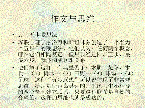 五步联想法创意