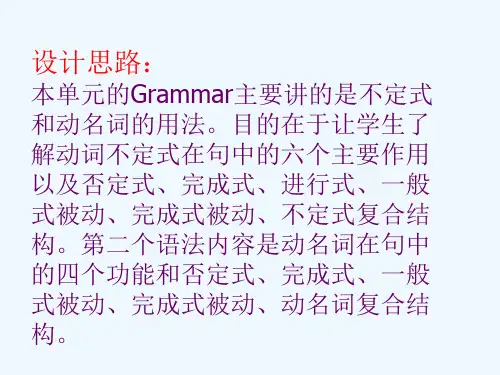 英语必修Ⅴ牛津译林版Unit1课件(共48张)Grammar