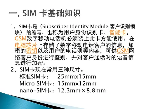 SIM 卡基础知识及常见问题分析