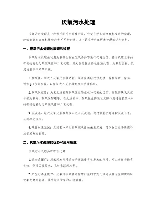 厌氧污水处理