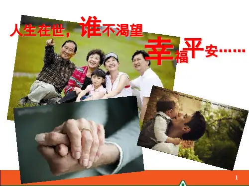 中国平安的平安福PPT资料31页