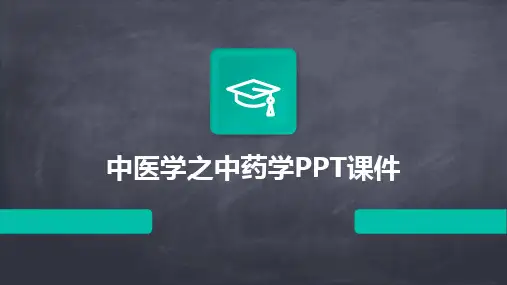 2024中医学之中药学PPT课件