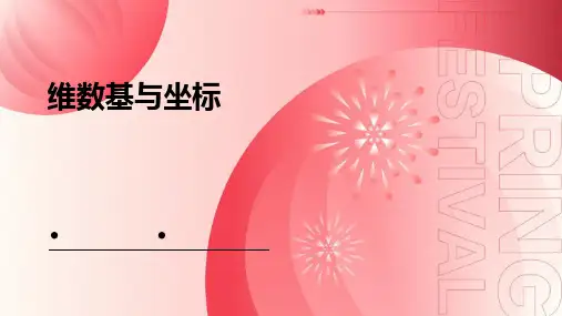 《维数基与坐标》课件
