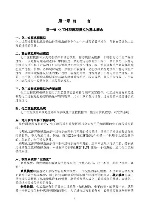 aspen 讲义