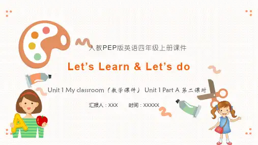 人教版PEP小学英语四年级上册Unit 1 A Learn 课件PPT