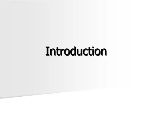 英语论文Introduction