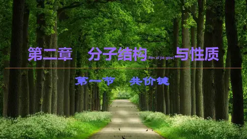 高中化学第2章第1节共价键课件选修3高二选修3化学课件