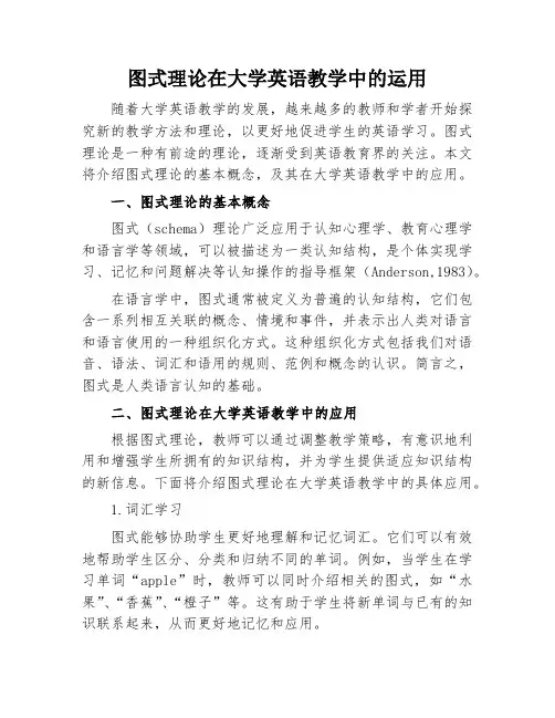 图式理论在大学英语教学中的运用