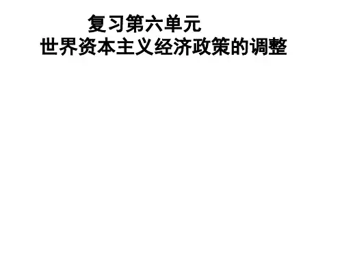 高一历史世界资本主义经济政策的调整2(中学课件201908)