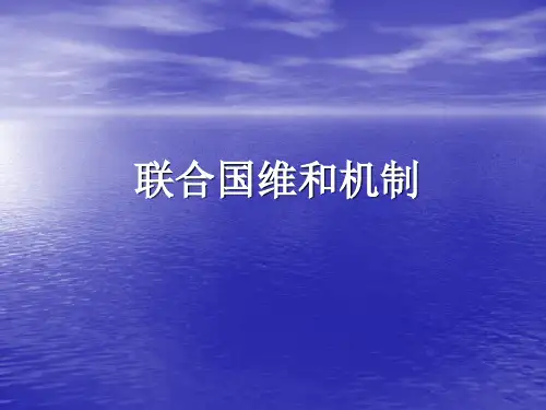 联合国维和行动