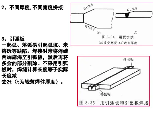 钢结构对接焊缝的构造与计算