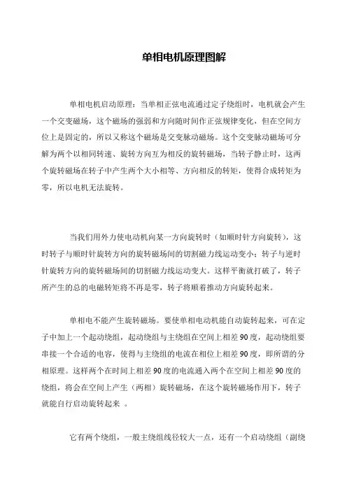 单相电机原理图解