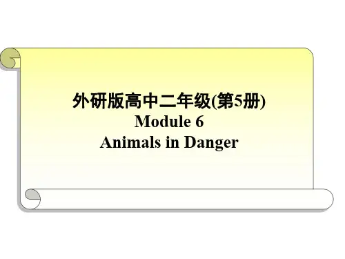 高三英语Animals-in-Danger课件