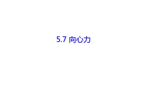 物理必修2人教版 5.6向心力 (共29张PPT)(完美版下载)