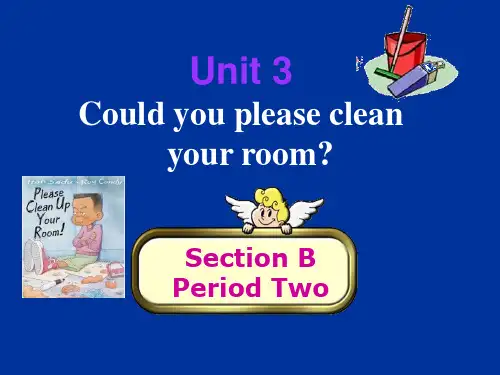 人教版八年级英语下册 Unit 3 Could you please cleanyour room 