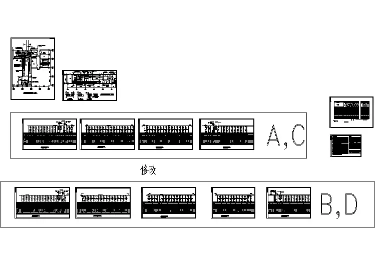 某变电所设计电气cad一次方案图纸