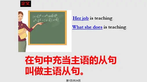主语从句公开课精品课件图文