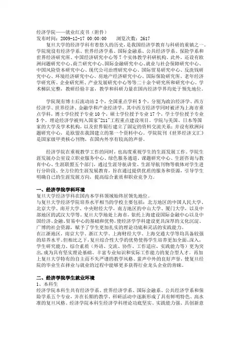 复旦经济学院