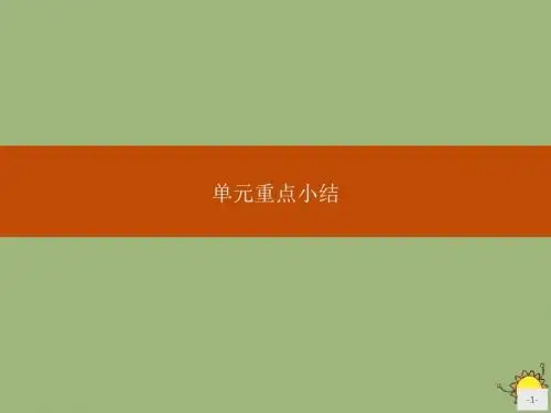 2019_2020学年高中英语Unit2Wishyouwerehere单元重点小结课件牛津译林版必修2