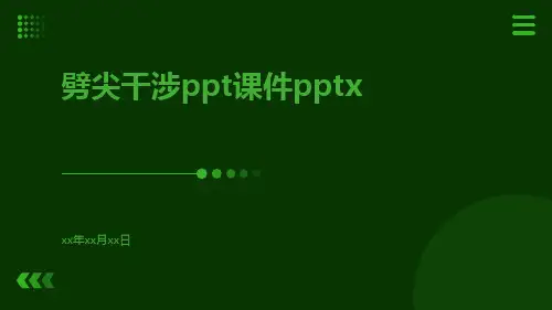 劈尖干涉ppt课件pptx