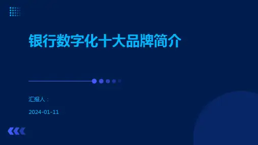 银行数字化十大品牌简介