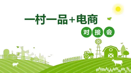 农业项目汇报ppt课件