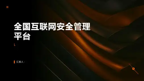 全国互联网安全管理平台