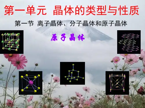 原子晶体 ppt课件
