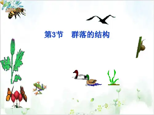 人教生物必修3群落的结构(38张)-PPT优秀课件
